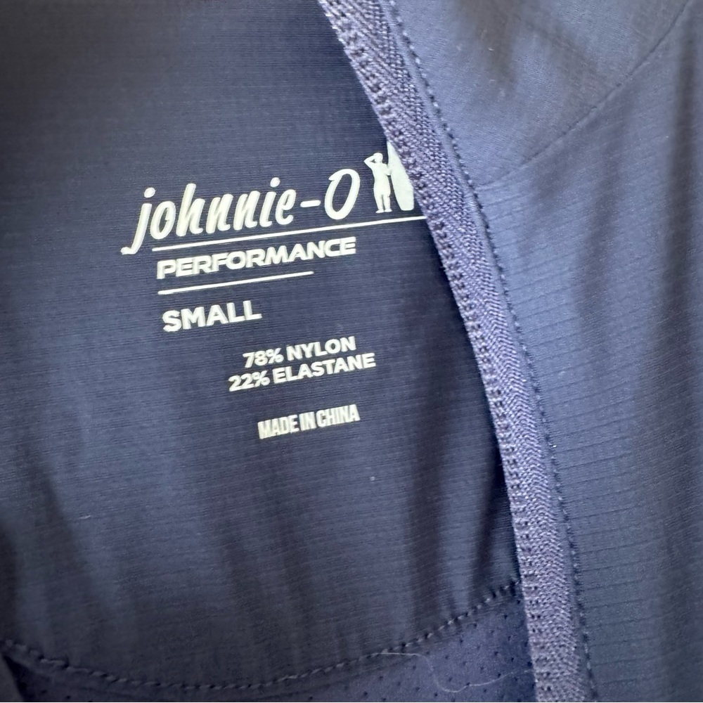 JOHNNIE-O zimmer featherweight performance vest in navy - Picture 3 of 9